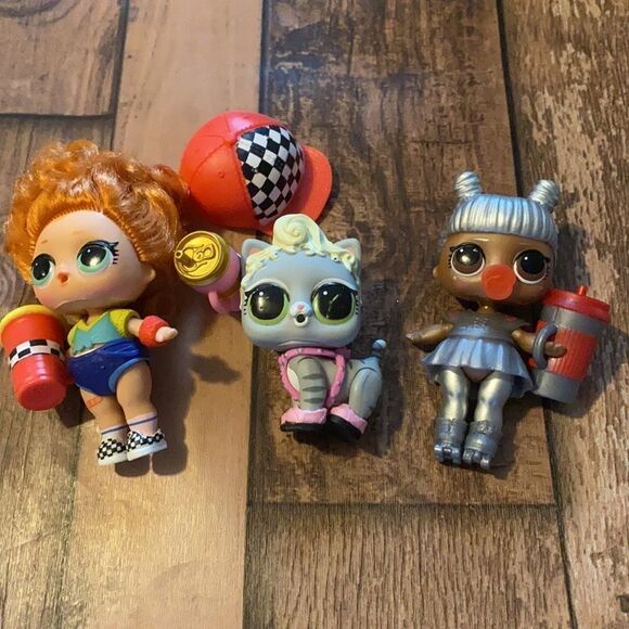 Retro, Early Edition, LOL Dolls, 3 Doll Bundle (#1) - Picture 6 of 7